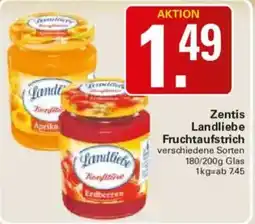WEZ Zentis Landliebe Fruchtaufstrich Angebot
