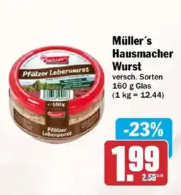AEZ Müller's Hausmacher Wurst Angebot
