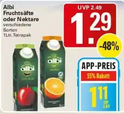 WEZ Albi Fruchtsäfte oder Nektare Angebot