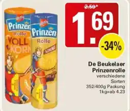 WEZ De Beukelaer Prinzenrolle Angebot
