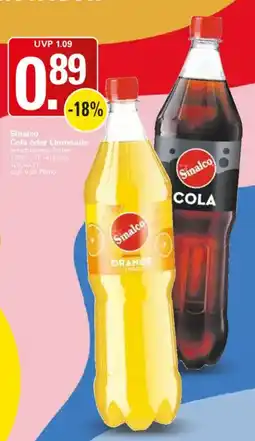 WEZ Sinalco Cola oder Limonade Angebot