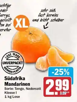 AEZ Südafrika Mandarinen Angebot