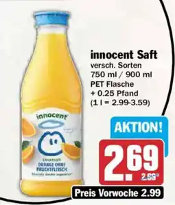 AEZ innocent Saft Angebot
