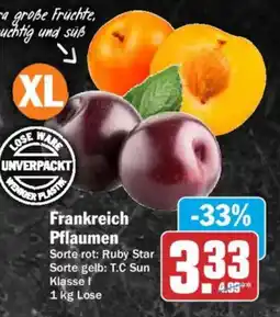 AEZ Frankreich Pflaumen Angebot