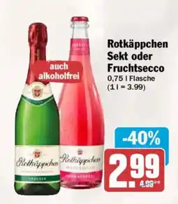 AEZ Rotkäppchen Sekt oder Fruchtsecco Angebot