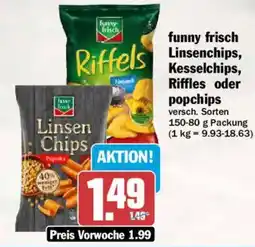 AEZ funny frisch Linsen Chips Angebot