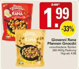 WEZ Giovanni Rana Pfannen Gnocchi Angebot
