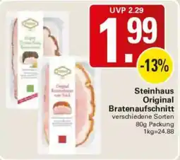 WEZ Steinhaus Original Bratenaufschnitt Angebot