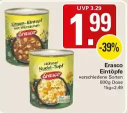 WEZ Erasco Eintöpfe Angebot