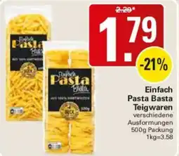WEZ Einfach Pasta Basta Angebot