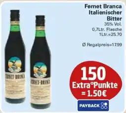 WEZ Fernet Branca Italienischer Bitter Angebot