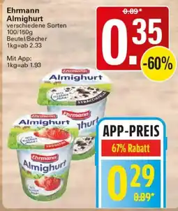 WEZ Ehrmann Almighurt Angebot