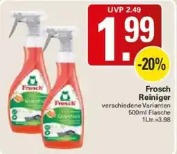 WEZ Frosch Reiniger Angebot
