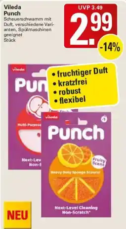 WEZ Vileda Punch Scheuerschwamm Angebot