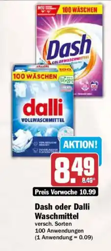 AEZ Dash oder Dalli Waschmittel Angebot