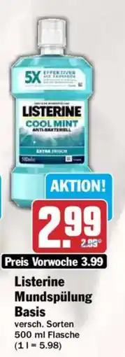 AEZ Listerine Mundspülung Basis Angebot