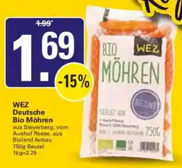 WEZ WEZ Deutsche Bio Möhren Angebot