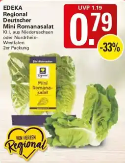 WEZ EDEKA Regional Deutscher Mini Romanasalat Angebot