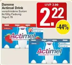 WEZ Danone Actimel Drink Angebot