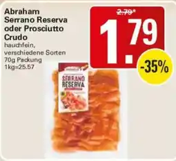 WEZ Abraham Serrano Reserva Angebot