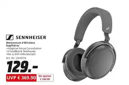 MediaMarkt SENNHEISER Momentum 4 Wireless Kopfhörer Angebot