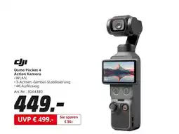 MediaMarkt DJI Osmo Pocket 4 Action Kamera Angebot