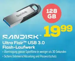 Euronics SanDisk Ultra Flair USB 3.0 Flash-Laufwerk Angebot