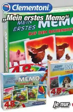 Posten Börse Clementoni Mein erstes Memo Angebot
