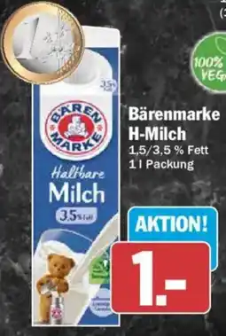 AEZ Bärenmarke H-Milch Angebot