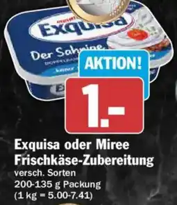AEZ Exquisa oder Miree Frischkäse-Zubereitung Angebot