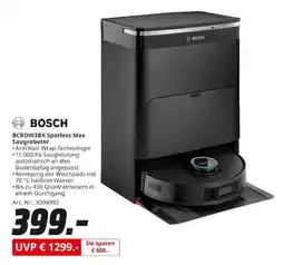 MediaMarkt BOSCH BCRDW3BX Spotless Max Saugroboter Angebot