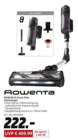 MediaMarkt Rowenta RH9A36 X-Force Flex Stielsauger Angebot