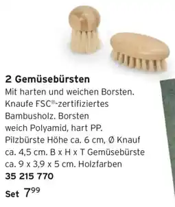 Tchibo 2 Gemüsebürsten Angebot