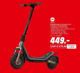 MediaMarkt XIAOMI Electric Scooter 6 Pro Angebot