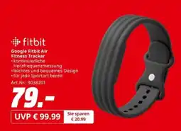 MediaMarkt Google Fitbit Air Fitness Tracker Angebot