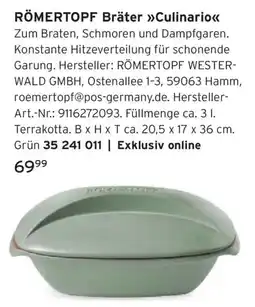 Tchibo RÖMERTOPF Bräter Culinario Angebot