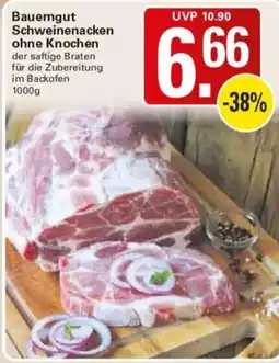 WEZ Bauerngut Schweinenacken ohne Knochen Angebot