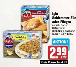 AEZ Iglo Schlemmer-Filet Angebot