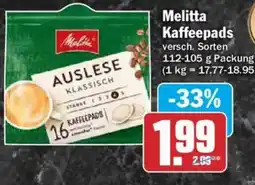AEZ Melitta Kaffeepads Angebot