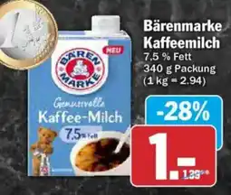 AEZ Bärenmarke Kaffeemilch Angebot