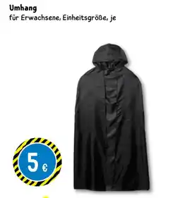 TEDi Umhang für Erwachsene Angebot