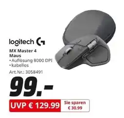 MediaMarkt logitech MX Master 4 Maus Angebot