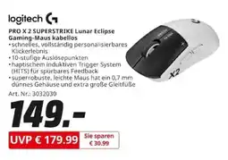 MediaMarkt logitech PRO X 2 SUPERSTRIKE Lunar Eclipse Gaming-Maus kabellos Angebot