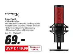 MediaMarkt HyperX QuadCast 2 USB-Mikrofon Angebot