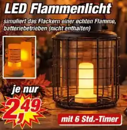 Posten Börse LED Flammenlicht Angebot