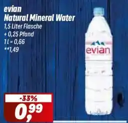 Simmel evian Natural Mineral Water Angebot