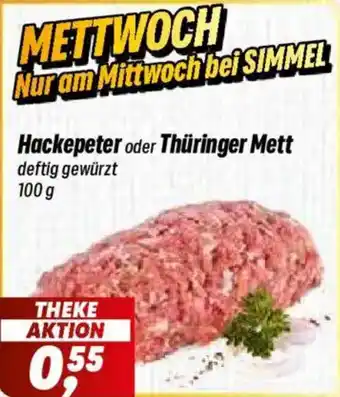 Simmel Hackepeter oder Thüringer Mett Angebot