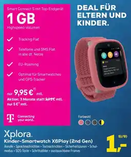 Euronics Xplora Kinder-Smartwatch X6Play (2nd Gen) Angebot