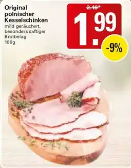 WEZ Original polnischer Kesselschinken Angebot