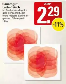 WEZ Bauerngut Lachsfilet Angebot